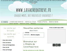 Tablet Screenshot of lavachequireve.fr